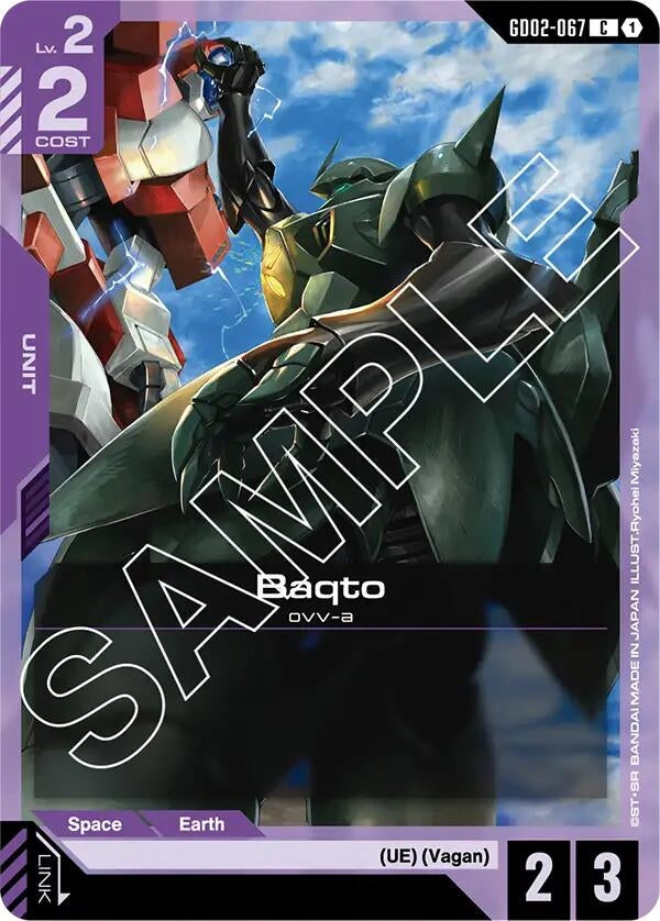 Image for Baqto (GD02-067) (Dual Impact) (GD02) - Gundam Card Game