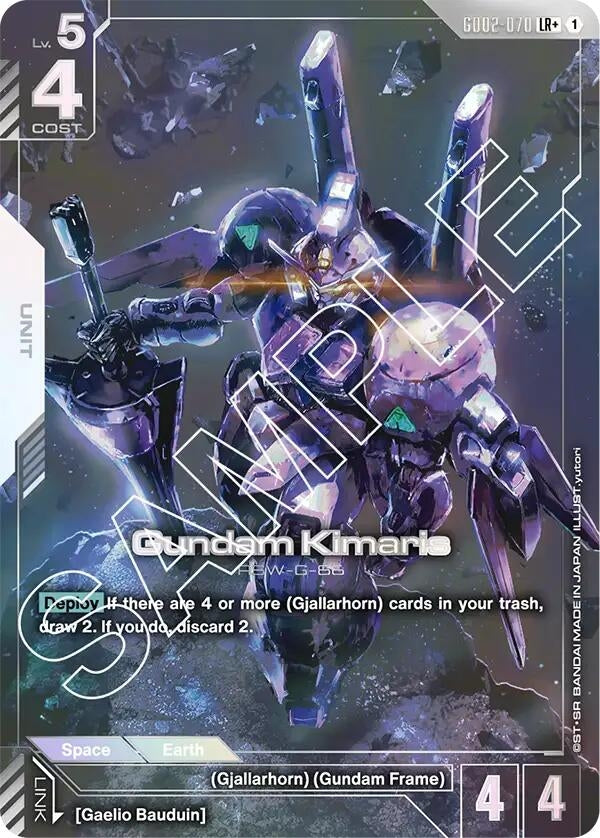 Image for Gundam Kimaris (LR+) (GD02-070) (Dual Impact) (GD02) - Gundam Card Game