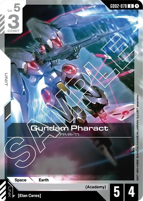 Image for Gundam Pharact (GD02-078) (Dual Impact) (GD02) - Gundam Card Game