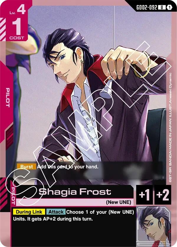 Image for Shagia Frost (GD02-092) (Dual Impact) (GD02) - Gundam Card Game