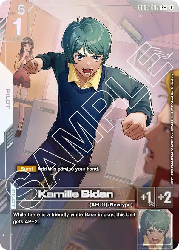 Image for Kamille Bidan (R+) (GD02-097) (Dual Impact) (GD02) - Gundam Card Game