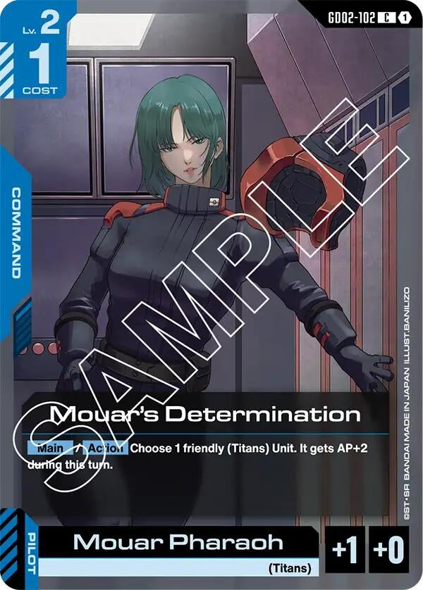 Image for Mouar's Determination (GD02-102) (Dual Impact) (GD02) - Gundam Card Game