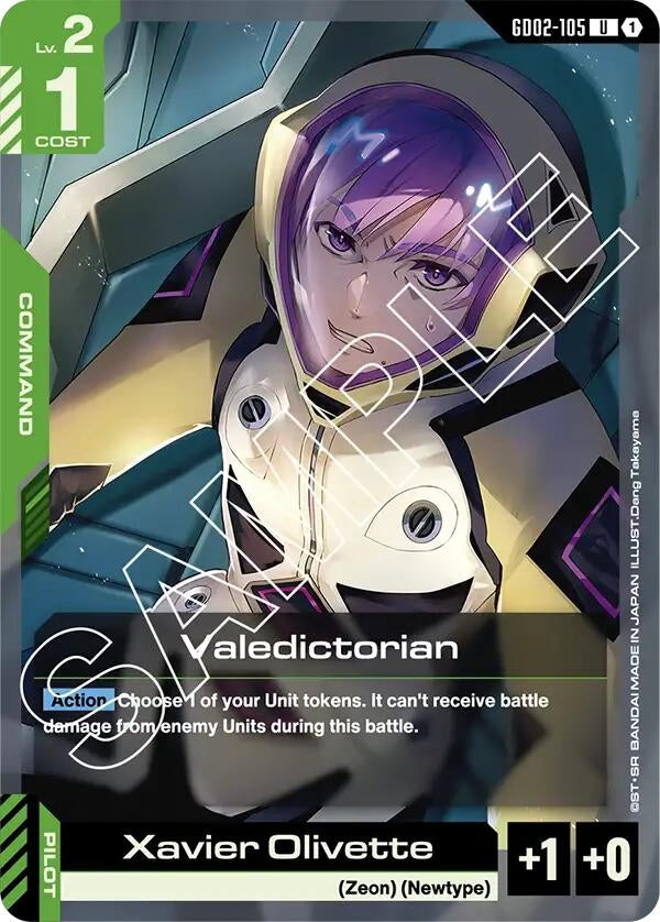 Image for Valedictorian (GD02-105) (Dual Impact) (GD02) - Gundam Card Game