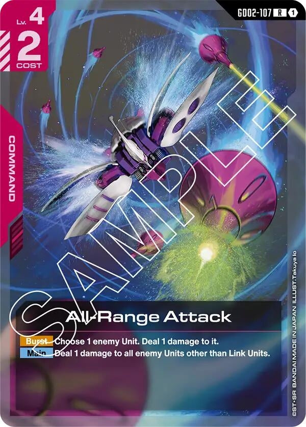 Image for All-Range Attack (GD02-107) (Dual Impact) (GD02) - Gundam Card Game