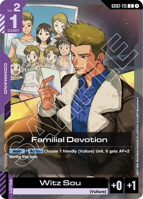 Image for Familial Devotion (GD02-115) (Dual Impact) (GD02) - Gundam Card Game