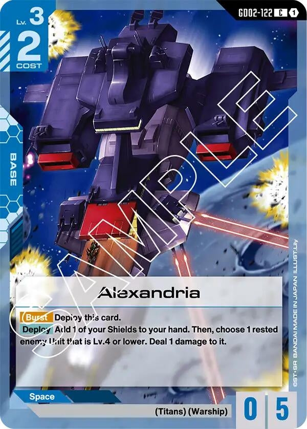 Image for Alexandria (GD02-122) (Dual Impact) (GD02) - Gundam Card Game