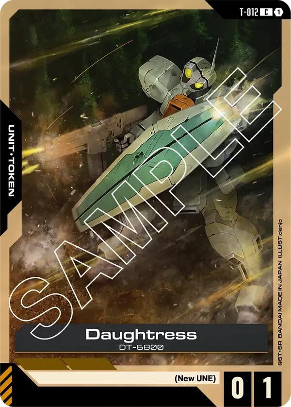 Image for Daughtress (T-012) Token (T-012) (Dual Impact) (GD02) - Gundam Card Game