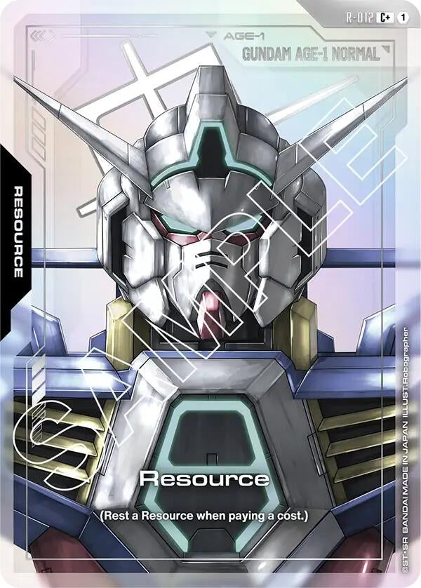 Image for Resource (R-012) (C+) (R-012) (Dual Impact) (GD02) - Gundam Card Game