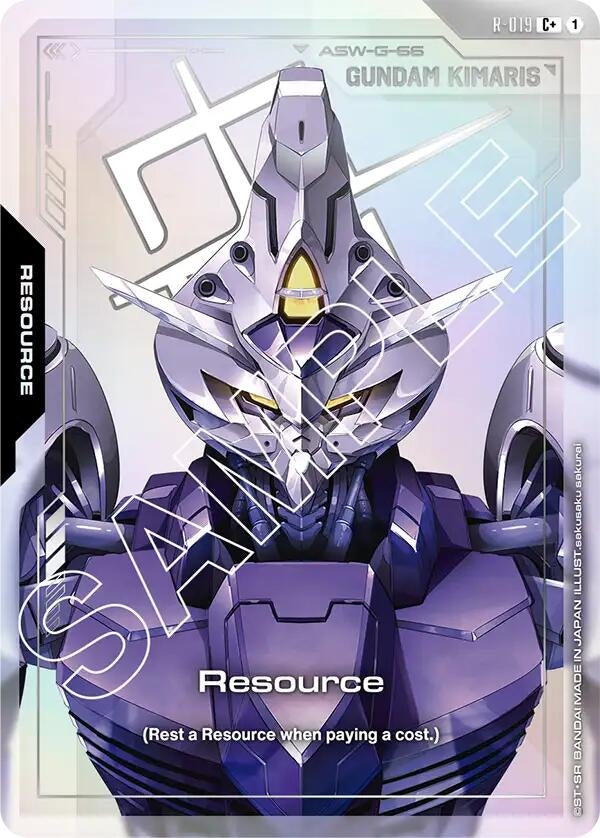 Image for Resource (R-019) (C+) (R-019) (Dual Impact) (GD02) - Gundam Card Game