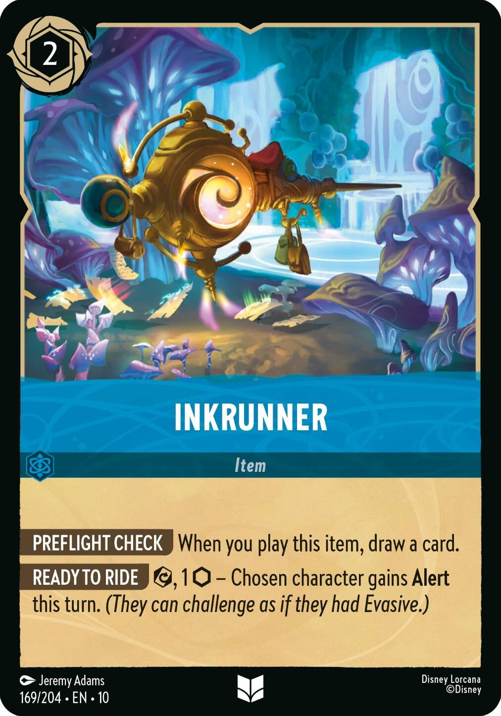 Image for Inkrunner (169/204) (Whispers in the Well) (10) - Disney Lorcana