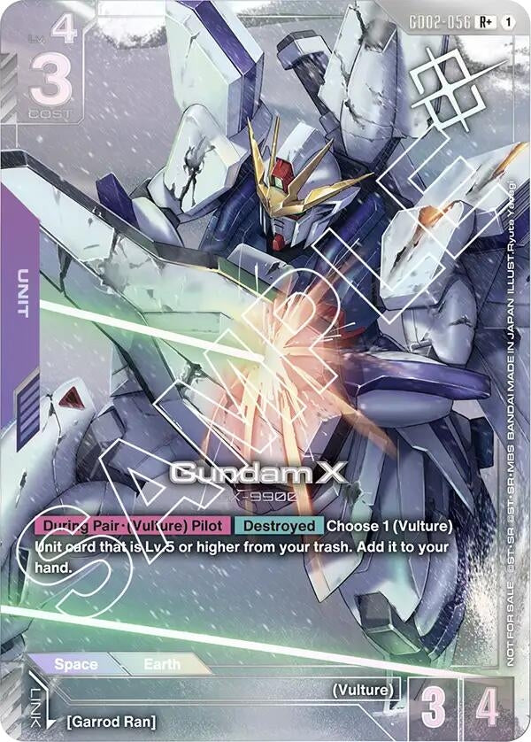 Image for Gundam X (GD02-056) (Store Tournament Winner Pack 02) (GD02-056) (Gundam Promotional Cards) (GCG-PR) - Gundam Card Game