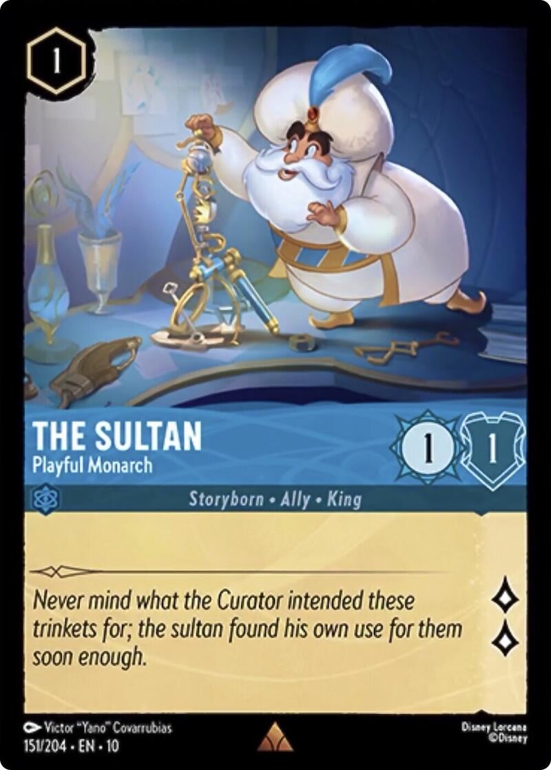 Image for The Sultan - Playful Monarch (151/204) (Whispers in the Well) (10) - Disney Lorcana
