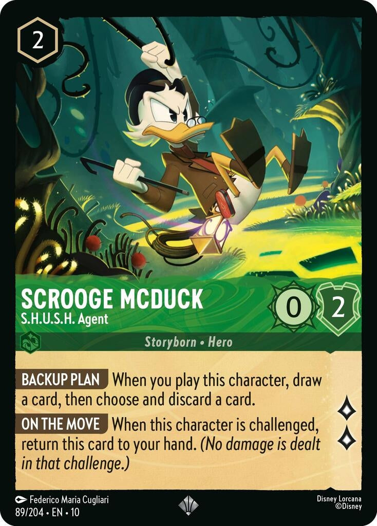 Image for Scrooge McDuck - S.H.U.S.H. Agent (89/204) (Whispers in the Well) (10) - Disney Lorcana