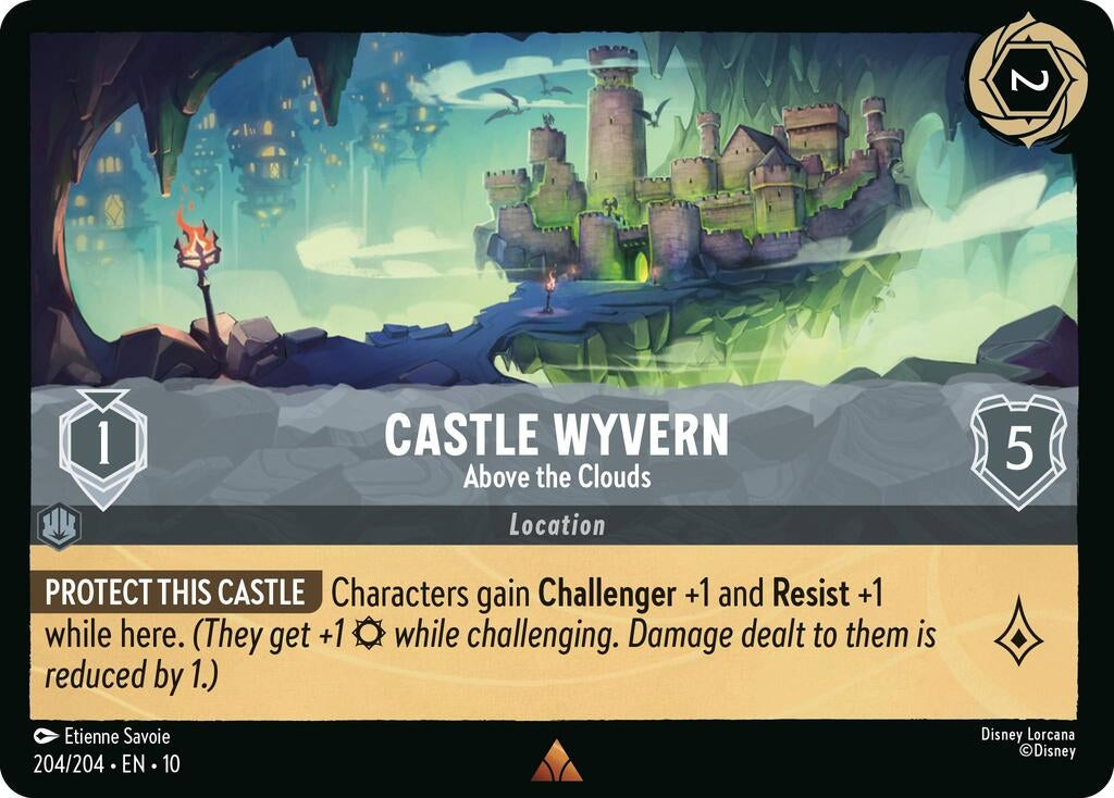 Image for Castle Wyvern - Above the Clouds (204/204) (Whispers in the Well) (10) - Disney Lorcana