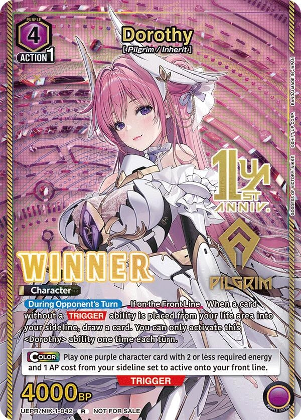 Image for Dorothy (Winner) (UEPR/NIK-1-042) (Union Arena Promotion Cards) (UEPR) - Union Arena