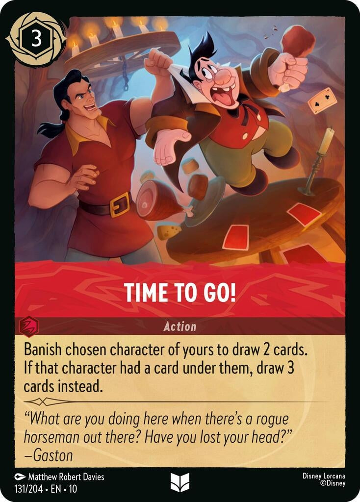 Image for Time to Go! (131/204) (Whispers in the Well) (10) - Disney Lorcana