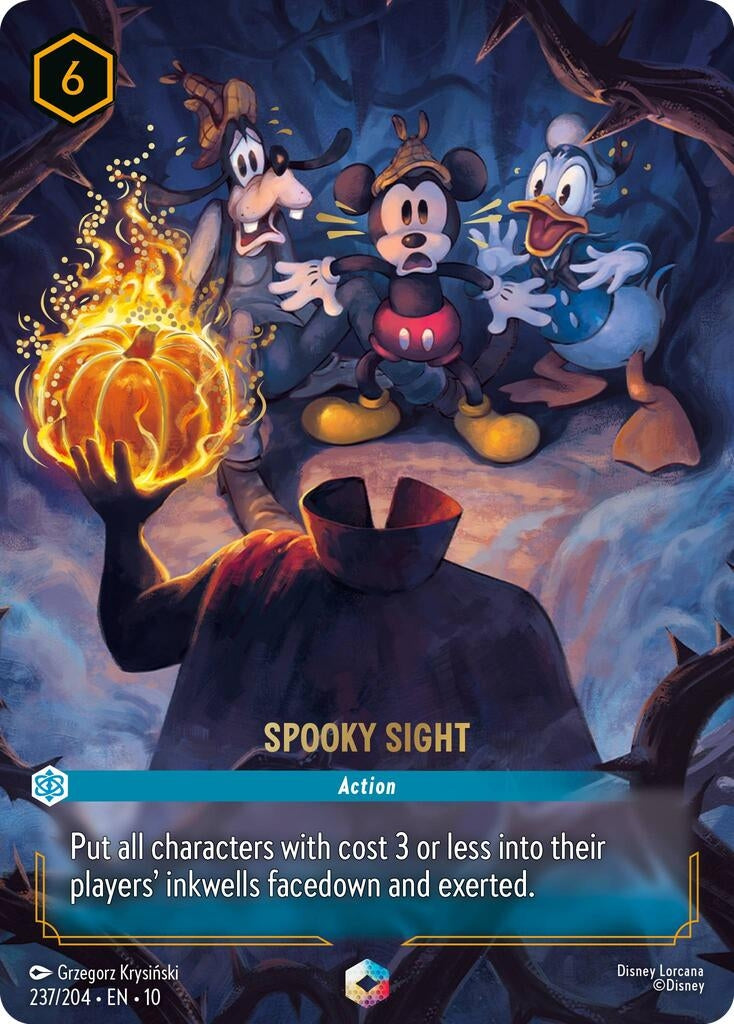 Image for Spooky Sight (Enchanted) (237/204) (Whispers in the Well) (10) - Disney Lorcana