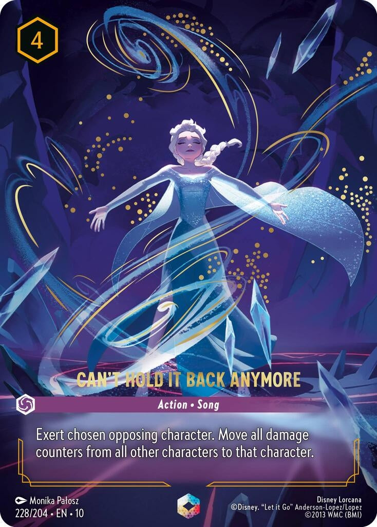 Image for Can't Hold It Back Anymore (Enchanted) (228/204) (Whispers in the Well) (10) - Disney Lorcana