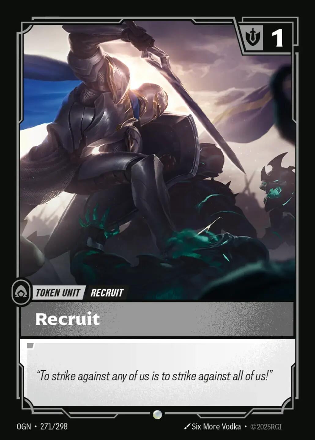 Image for Recruit (271) // Buff (271/298) (Origins) (OGN) - Riftbound: League of Legends Trading Card Game