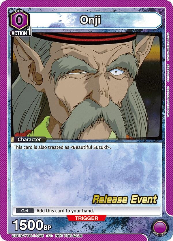 Image for Onji (UEPR/YYH-1-005) (UE13BT: Yu Yu Hakusho: Ghost Files Release Event Cards) (UE13BT_RE) - Union Arena
