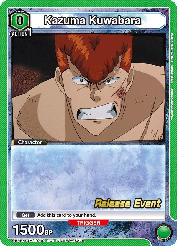 Image for Kazuma Kuwabara (040) (UEPR/YYH-1-040) (UE13BT: Yu Yu Hakusho: Ghost Files Release Event Cards) (UE13BT_RE) - Union Arena