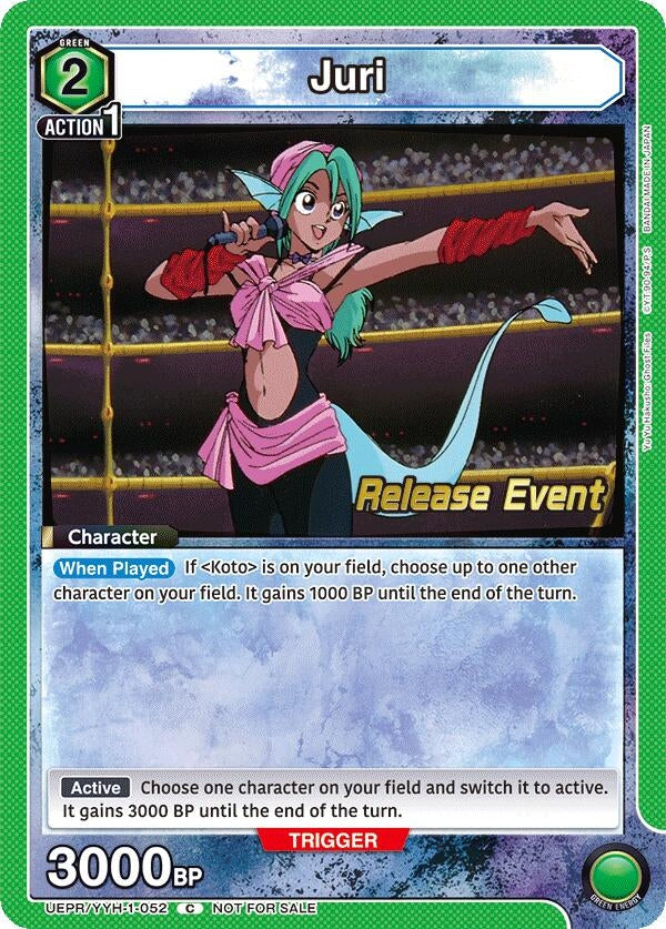 Image for Juri (UEPR/YYH-1-052) (UE13BT: Yu Yu Hakusho: Ghost Files Release Event Cards) (UE13BT_RE) - Union Arena