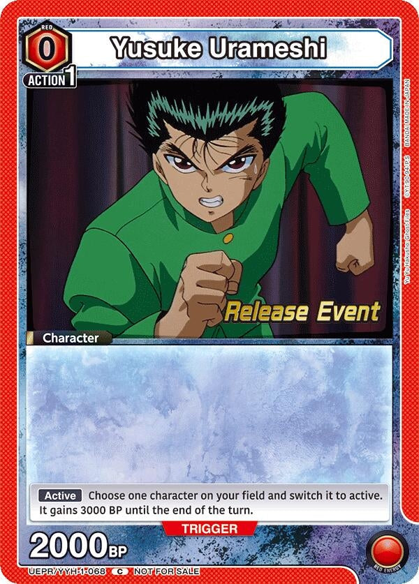 Image for Yusuke Urameshi (068) (UEPR/YYH-1-068) (UE13BT: Yu Yu Hakusho: Ghost Files Release Event Cards) (UE13BT_RE) - Union Arena