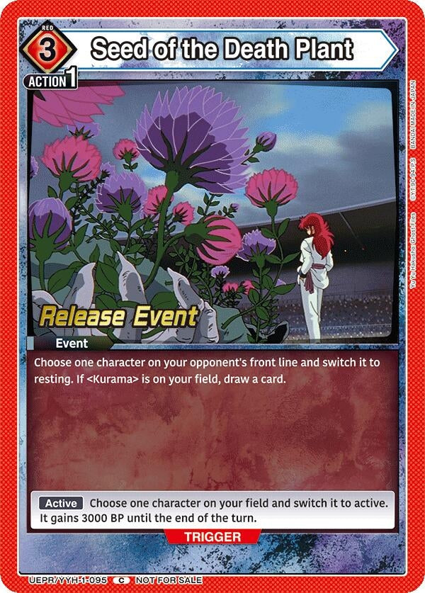 Image for Seed of the Death Plant (UEPR/YYH-1-095) (UE13BT: Yu Yu Hakusho: Ghost Files Release Event Cards) (UE13BT_RE) - Union Arena
