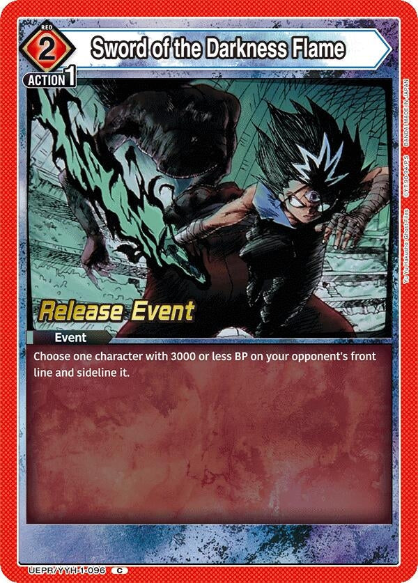 Image for Sword of the Darkness Flame (UEPR/YYH-1-096) (UE13BT: Yu Yu Hakusho: Ghost Files Release Event Cards) (UE13BT_RE) - Union Arena