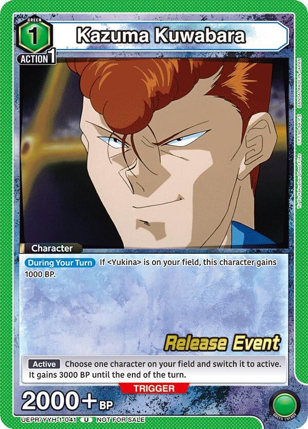 Image for Kazuma Kuwabara (041) (UEPR/YYH-1-041) (UE13BT: Yu Yu Hakusho: Ghost Files Release Event Cards) (UE13BT_RE) - Union Arena
