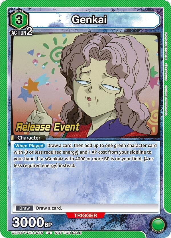 Image for Genkai (045) (UEPR/YYH-1-045) (UE13BT: Yu Yu Hakusho: Ghost Files Release Event Cards) (UE13BT_RE) - Union Arena