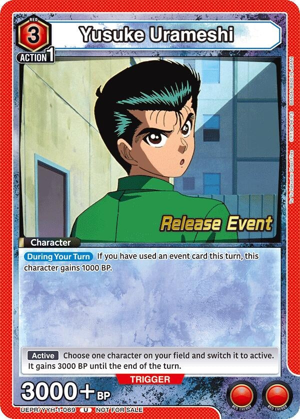 Image for Yusuke Urameshi (069) (UEPR/YYH-1-069) (UE13BT: Yu Yu Hakusho: Ghost Files Release Event Cards) (UE13BT_RE) - Union Arena