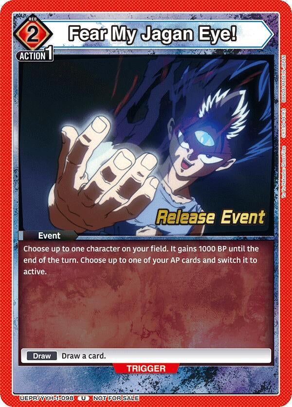 Image for Fear My Jagan Eye! (UEPR/YYH-1-098) (UE13BT: Yu Yu Hakusho: Ghost Files Release Event Cards) (UE13BT_RE) - Union Arena