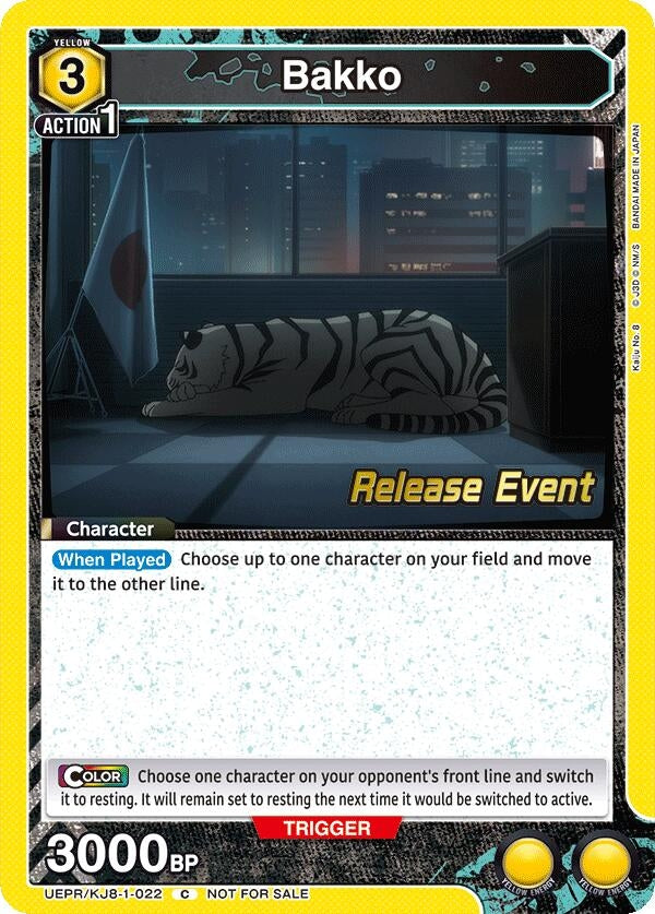 Image for Bakko (022) (UEPR/KJ8-1-022) (UE12BT: Kaiju No. 8 Release Event Cards) (UE12BT_RE) - Union Arena