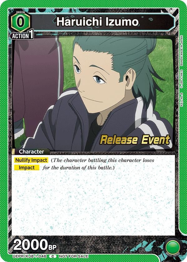 Image for Haruichi Izumo (046) (UEPR/KJ8-1-046) (UE12BT: Kaiju No. 8 Release Event Cards) (UE12BT_RE) - Union Arena