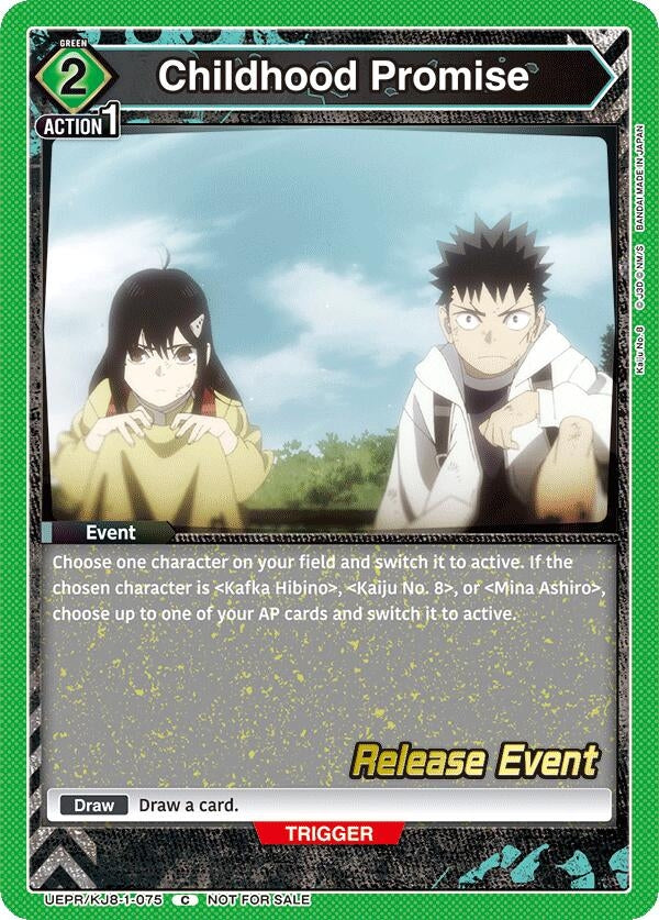 Image for Childhood Promise (UEPR/KJ8-1-075) (UE12BT: Kaiju No. 8 Release Event Cards) (UE12BT_RE) - Union Arena