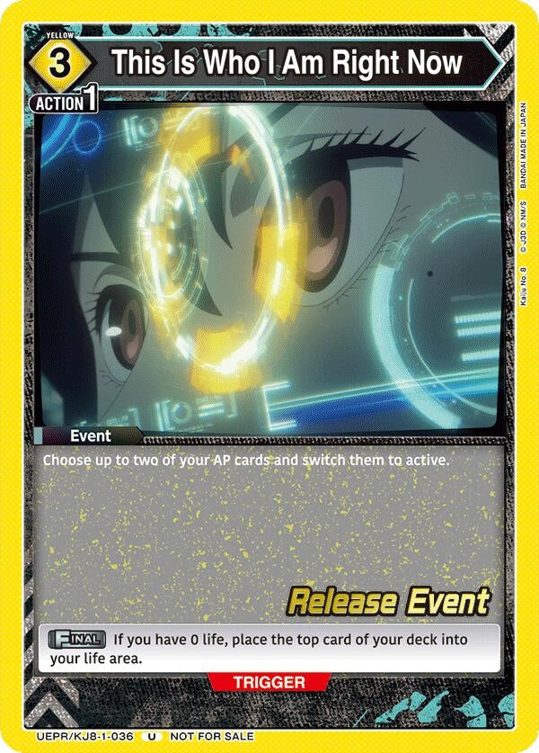 Image for This Is Who I Am Right Now (UEPR/KJ8-1-036) (UE12BT: Kaiju No. 8 Release Event Cards) (UE12BT_RE) - Union Arena