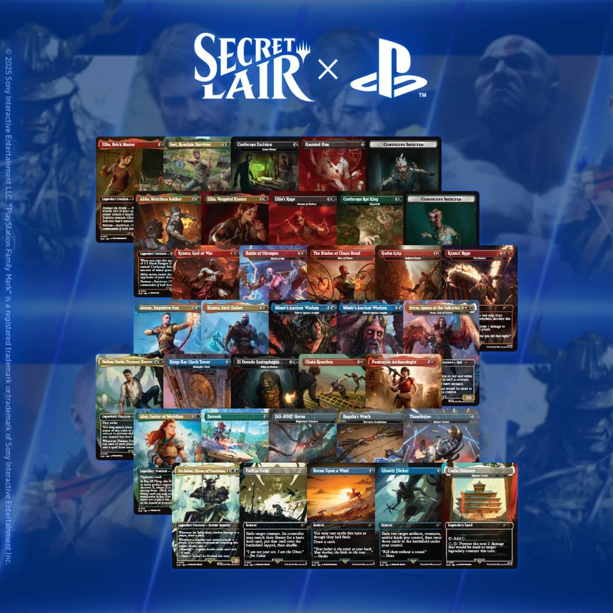 Image for Secret Lair x Playstation Superdrop: Non-Foil Trophy Bundle - Magic: The Gathering