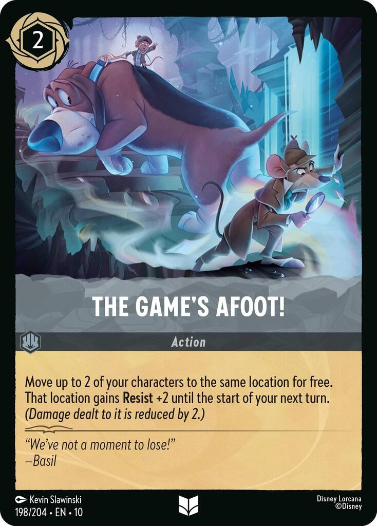 Image for The Game's Afoot! (198/204) (Whispers in the Well) (10) - Disney Lorcana