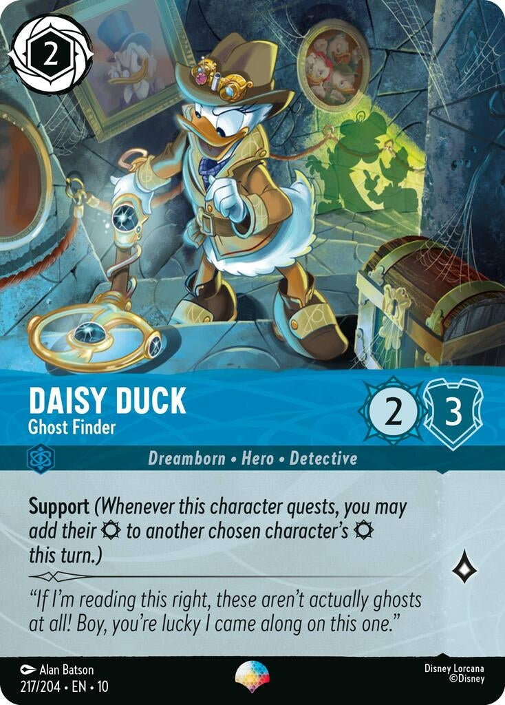 Image for Daisy Duck - Ghost Finder (Epic) (217/204) (Whispers in the Well) (10) - Disney Lorcana