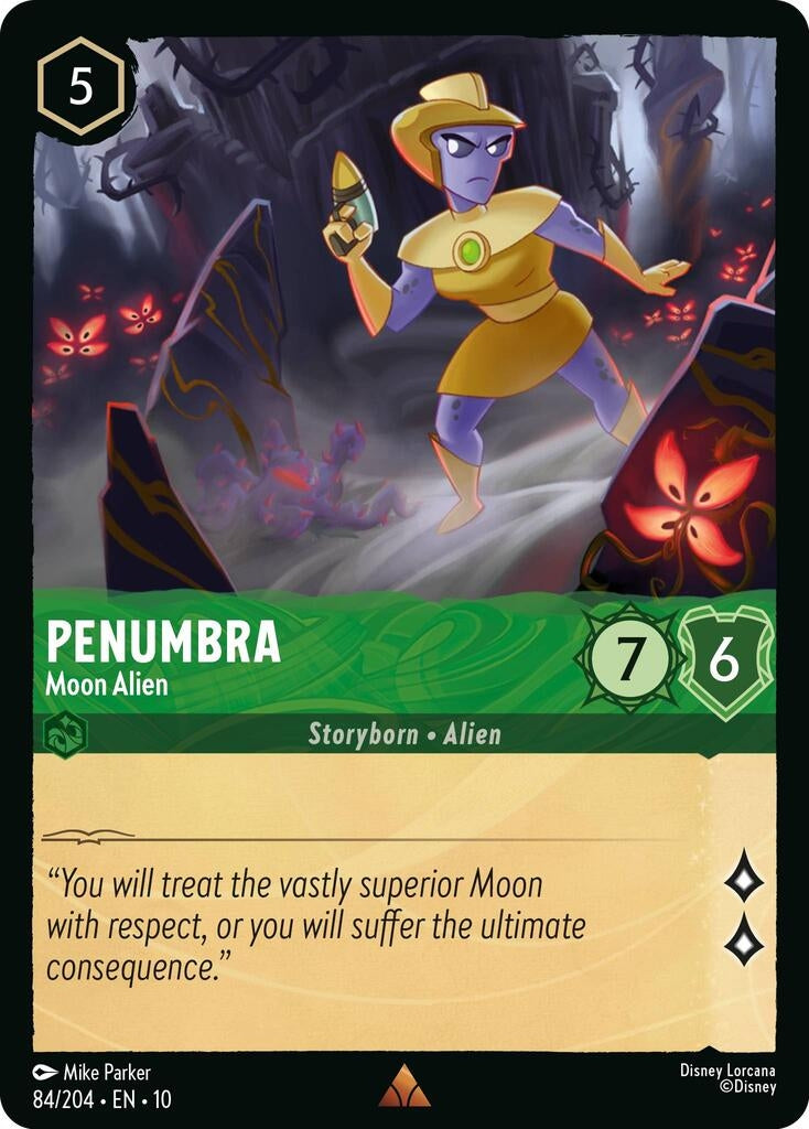 Image for Penumbra - Moon Alien (84/204) (Whispers in the Well) (10) - Disney Lorcana