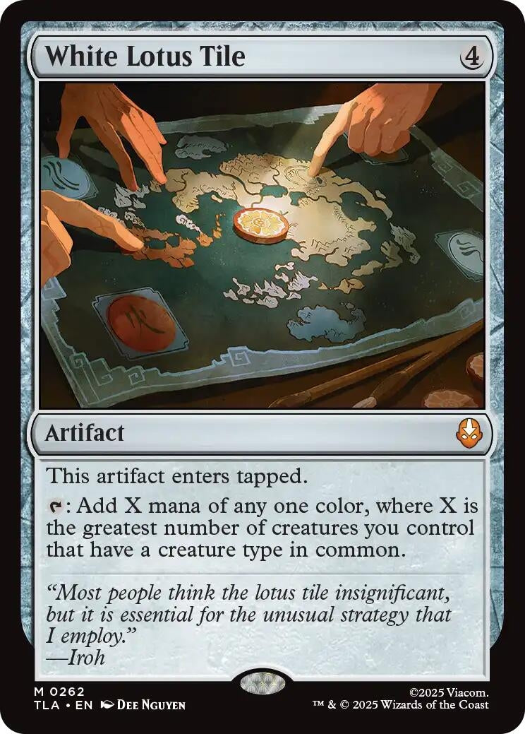 White Lotus Tile (262) (Avatar: The Last Airbender)