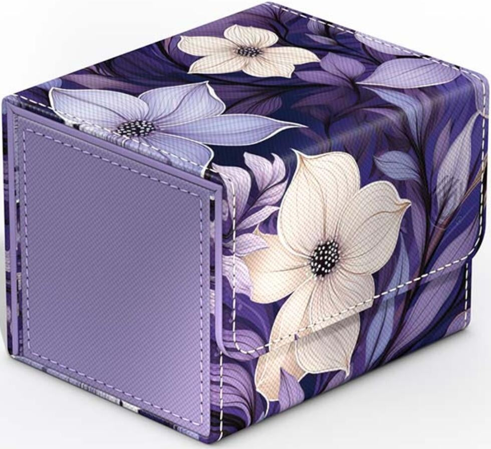 Image for Sidewinder 100+ Xenoskin Floral Places III Deck Box - Moonlit Glen - Deck Boxes