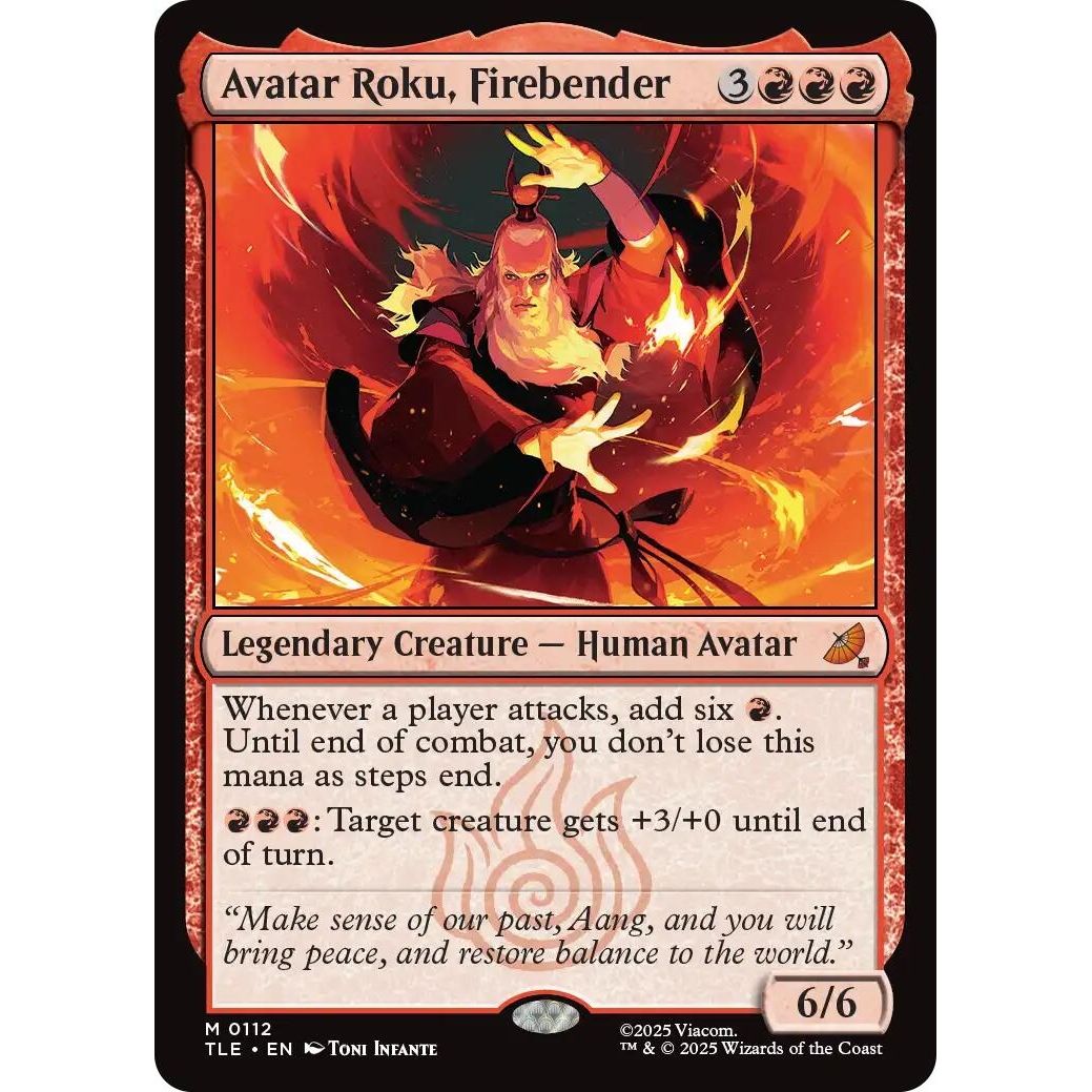 Avatar Roku, Firebender (112) (Avatar: The Last Airbender: Eternal-Legal) - PokeBox USA