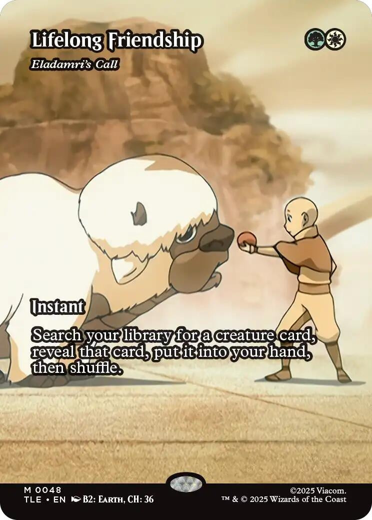 Lifelong Friendship - Eladamri's Call (Borderless) (48) (Avatar: The Last Airbender: Eternal-Legal)