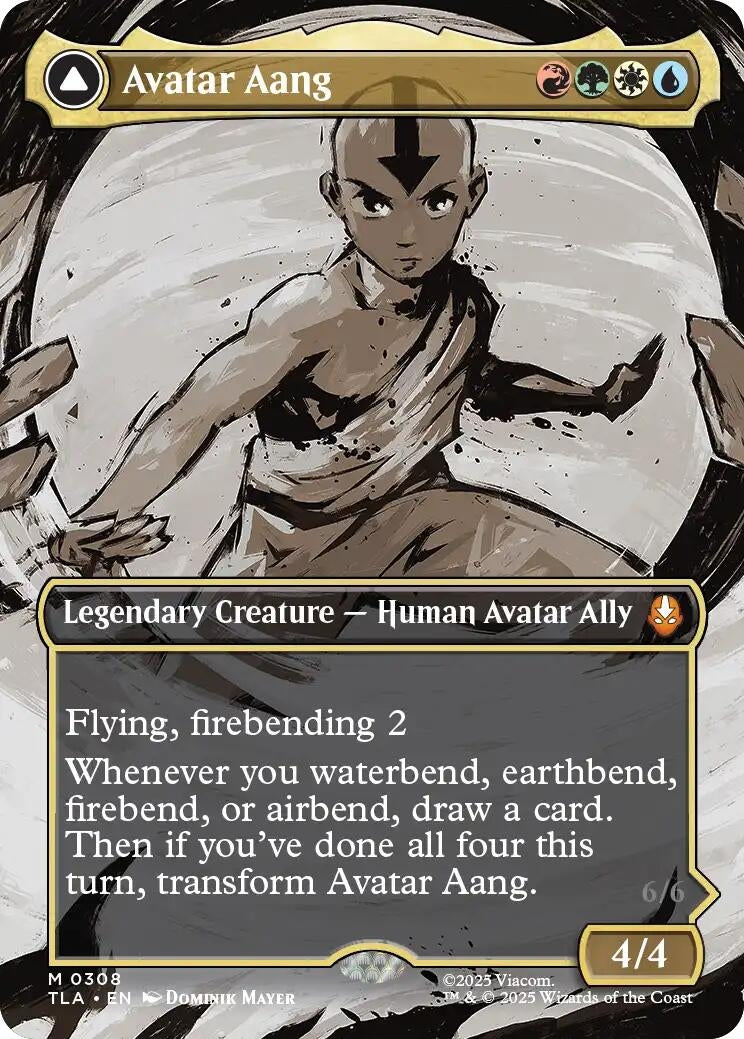 Avatar Aang (Borderless) (308) (Avatar: The Last Airbender)