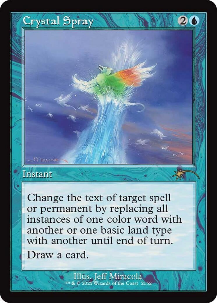 Crystal Spray (Retro Frame) (2152) (Secret Lair Drop Series)