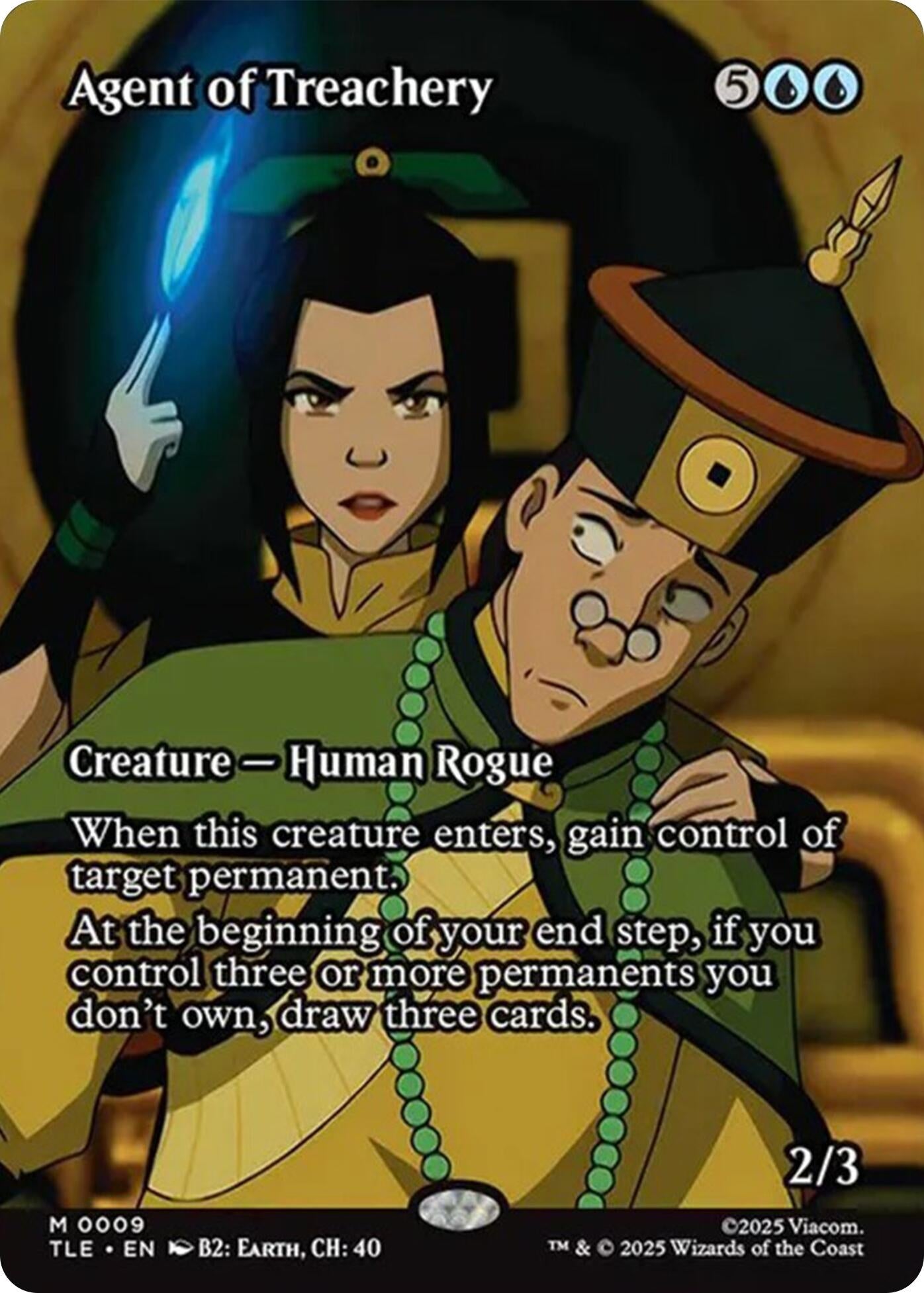 Agent of Treachery (Borderless) (9) (Avatar: The Last Airbender: Eternal-Legal)