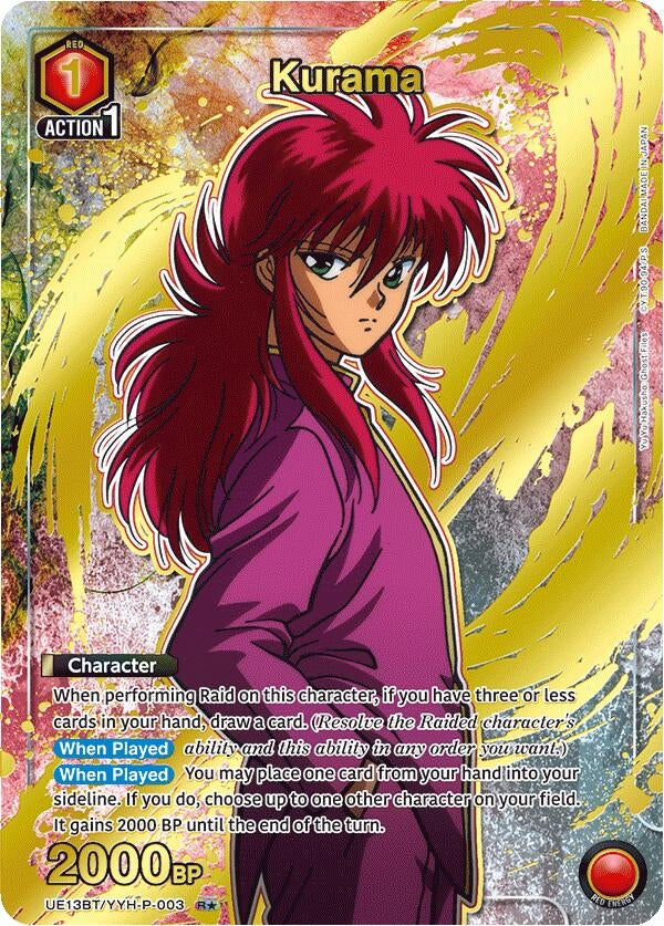 Image for Kurama (003) (R*) (UE13BT/YYH-P-003) (UE13BT: Yu Yu Hakusho: Ghost Files) (UE13BT) - Union Arena