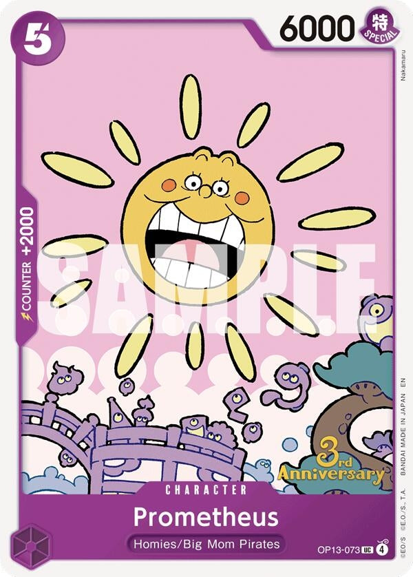 Image for Prometheus (OP13-073) (Carrying On His Will: 3rd Anniversary Tournament Cards) (OP13 ANN) - One Piece Card Game
